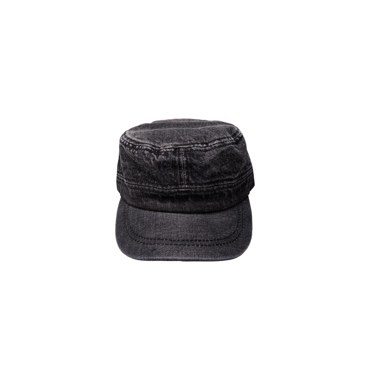 Glenna kasket - Black Denim